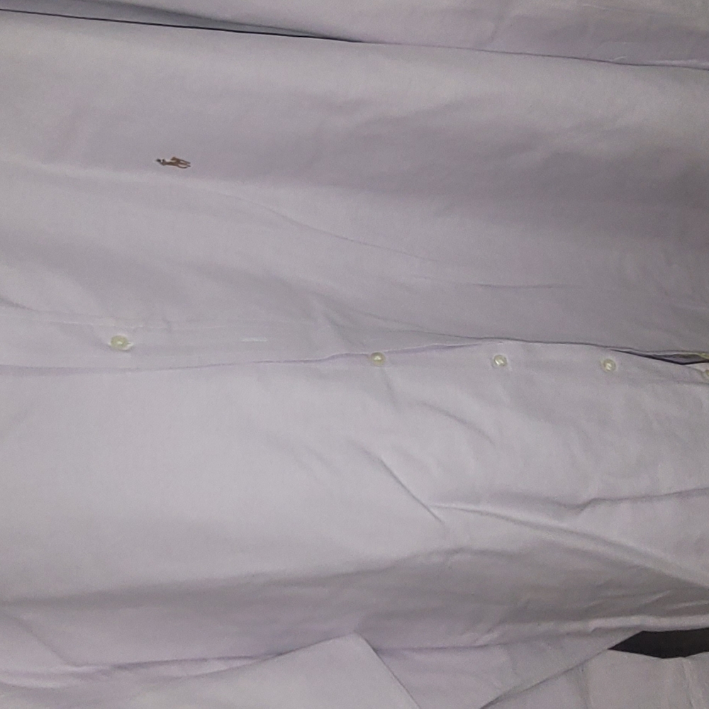 White Dress Shirt with Soft Cotton Texture